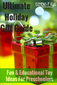 Holiday Gift Guide for Preschoolers | elemenopkids.com