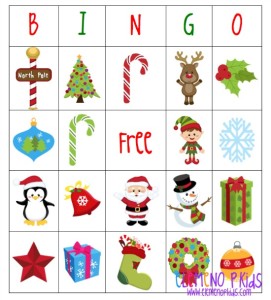 Free Printable Holiday Bingo Games