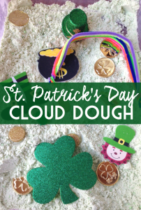 St. Patrick's Day Cloud Dough
