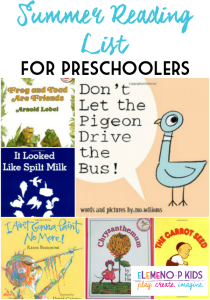 Summer Reading For Preschoolers