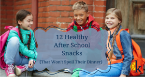 12 Healthy After School Snacks
