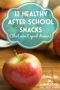 Healthy After School Snacks