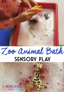 Zoo Animal Sensory Bin